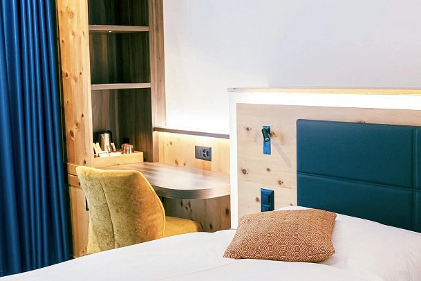 Hotel Laudinella - Wohnbeispiel Doppelzimmer Superior Laudinella (Zimmercodierung DS1)