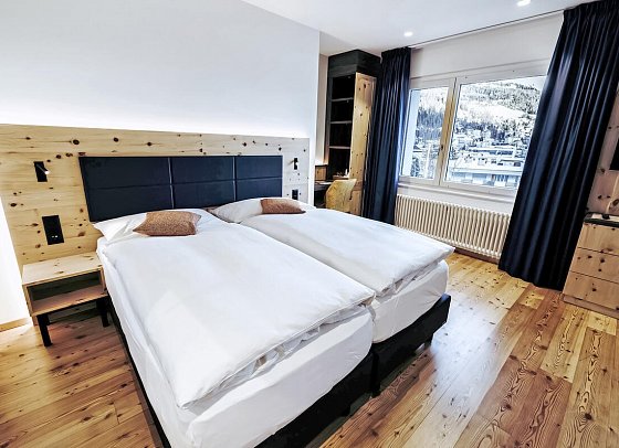 Hotel Laudinella - Wohnbeispiel Familienzimmer (Zimmercodierung FB1)