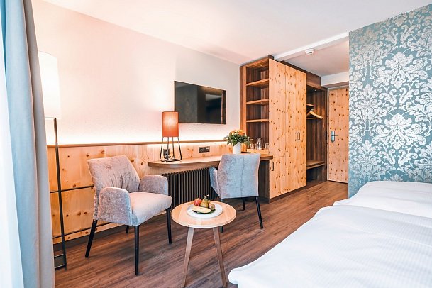 Hotel Laudinella - Wohnbeispiel Doppelzimmer Superior (Zimmercodierung DS1)