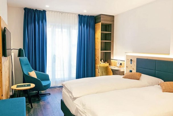 Hotel Laudinella - Wohnbeispiel Doppelzimmer Superior Laudinella (Zimmercodierung DS1)