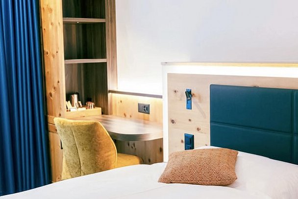 Hotel Laudinella - Wohnbeispiel Doppelzimmer Superior Laudinella (Zimmercodierung DS1)