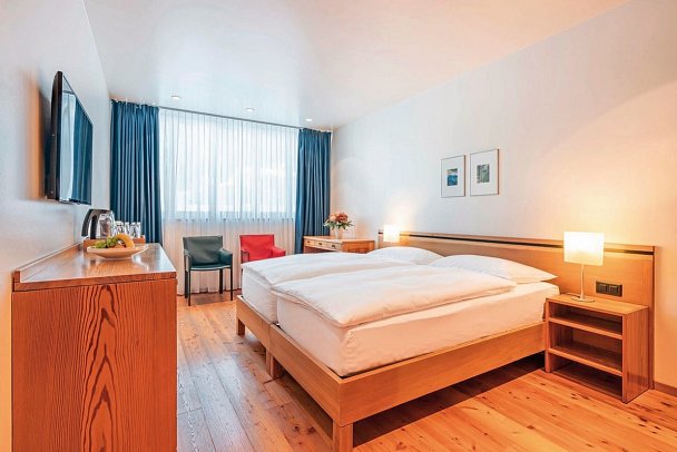 Hotel Laudinella - Wohnbeispiel Doppelzimmer Standard (Zimmercodierung DG1)