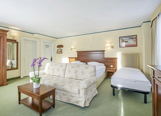 Hotel Reine Victoria - Wohnbeispiel Familienzimmer (Zimmercodierung FB1)