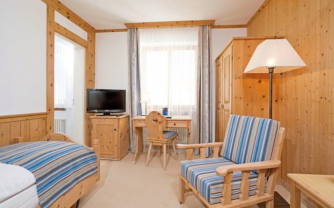 Hotel Edelweiss - Wohnbeispiel Einzelzimmer Bestpreis (Zimmercodierung EE1)