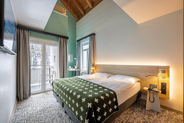 Schweizerhof Sils Maria, a Faern Collection Hotel - Wohnbeispiel (Zimmercodierungen JB1 & FB2)