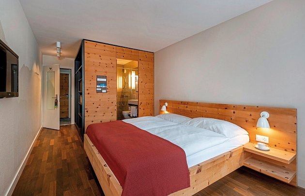 Schweizerhof Sils Maria, a Faern Collection Hotel - Wohnbeispiel Alpines Doppelzimmer (Zimmercodierungen DB1 & EB1)