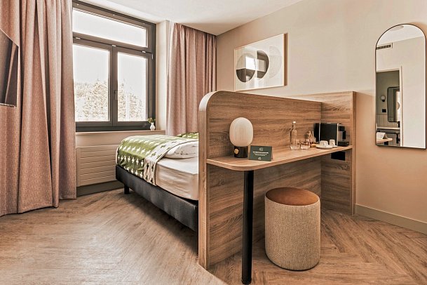 Altein Arosa, a Faern Collection Resort - Wohnbeispiel Einzelzimmer (Zimmercodierung EB1)