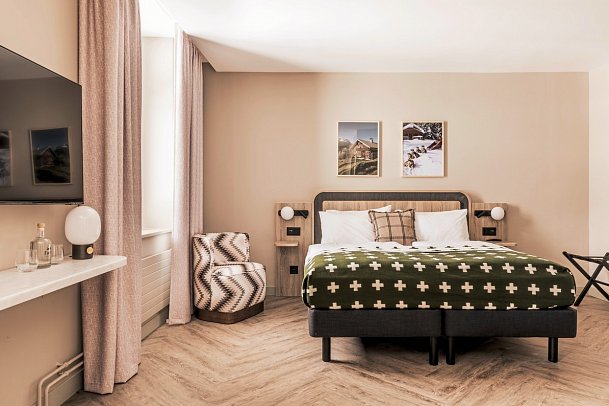 Altein Arosa, a Faern Collection Resort - Wohnbeispiel Doppelzimmer Standard Comfy (Zimmercodierung DB1)