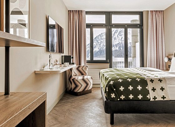 Altein Arosa, a Faern Collection Resort - Wohnbeispiel DZ Standard Comfy Bergblick (Zimmercodierungen DB2 & EB2)