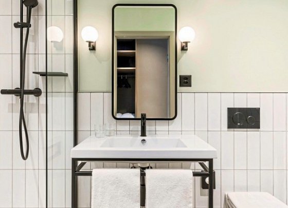 Altein Arosa, a Faern Collection Resort - Beispiel Bad (Zimmercodierungen DB1, TB1 & UDB)