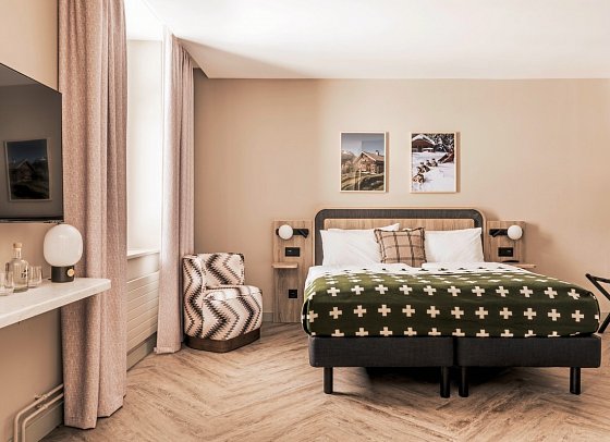 Altein Arosa, a Faern Collection Resort - Wohnbeispiel Doppelzimmer Standard Comfy (Zimmercodierung DB1)