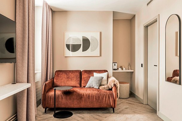 Altein Arosa, a Faern Collection Resort - Wohnbeispiel Doppelzimmer Deluxe Corner (Zimmercodierung UDB)