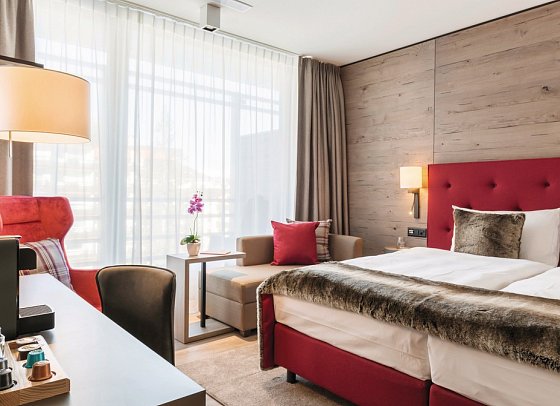 AMERON Davos Swiss Mountain Resort - Wohnbeispiel Doppelzimmer Premium (Zimmercodierung DM1)