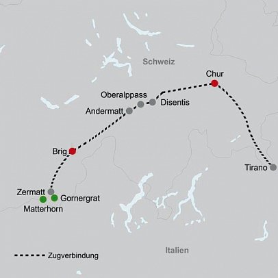 Bernina- und Glacier Express Winterzauber