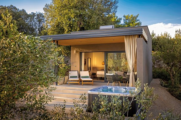 Valamar Amicor Resort - Wohnbeispiel Villa für 2 plus 1 mit Jacuzzi (Zimmercodierung VB1)