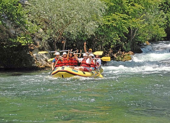 Multiaktiv entlang der Adria - Rafting, Cetina