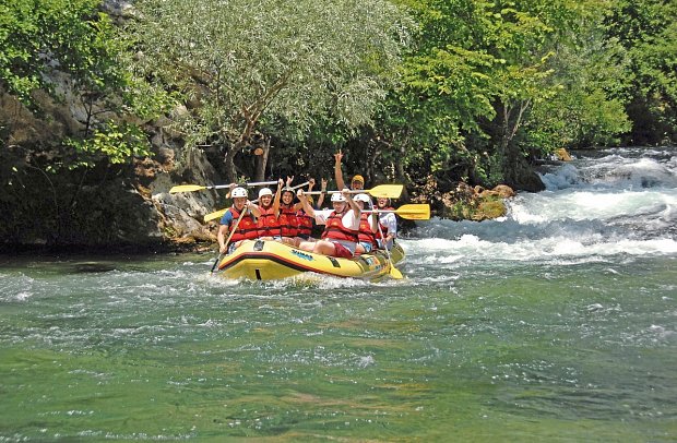 Multiaktiv entlang der Adria - Rafting, Cetina