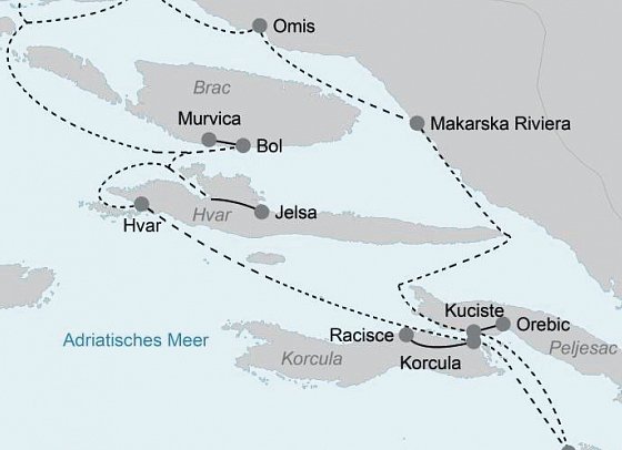 Multiaktiv entlang der Adria