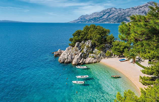 Dalmatiens Highlights erwandern - Strand in Kroatien