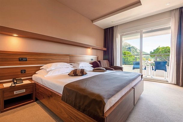 Hotel Plaza Omis - Wohnbeispiel DZ Superior Meerseite (Zimmercodierung DSC)
