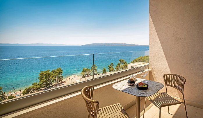 Aminess Laurel Khalani Hotel - Wohnbeispiel Doppelzimmer Luxury Meerseite (Zimmercodierung DUM)