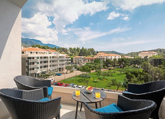 Central Beach 9 - Beispiel Balkon Appartement 2 Schlafzimmer (Zimmercodierung OB1)