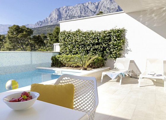 Romana Beach Resort - Wohnbeispiel Terrasse Juniorsuite (Zimmercodierung JB1)