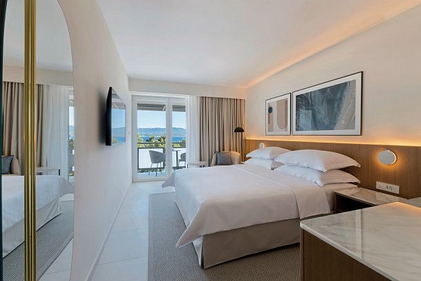 Bluesun Hotel Elaphusa - Wohnbeispiel Doppelzimmer Premium Meerblick (Zimmercodierung DMM)