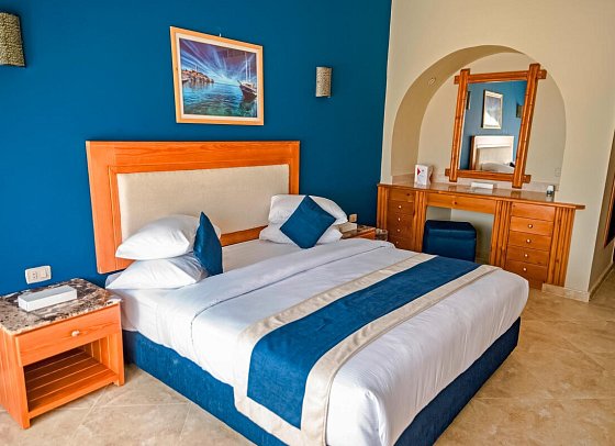 Tropitel Dahab Oasis - Wohnbeispiel Doppelzimmer Meerseite (Zimmercodierung DBC)