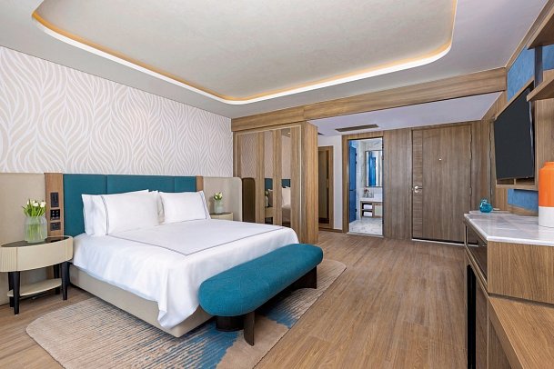 Rixos Radamis Sharm El Sheikh - Wohnbeispiel Doppelzimmer Superior Meerseite (Zimmercodierungen DSC & DCO)