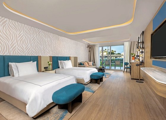 Rixos Radamis Sharm El Sheikh - Wohnbeispiel Doppelzimmer Deluxe Meerseite (Zimmercodierungen DDC & DC6)