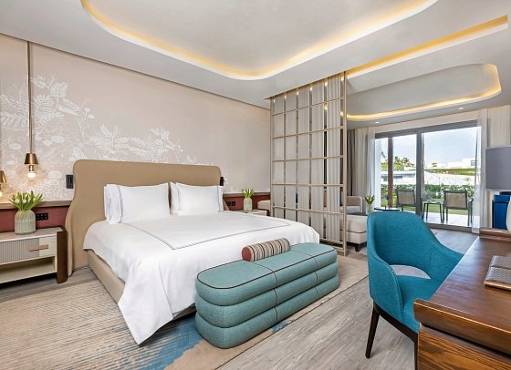 Rixos Radamis Sharm El Sheikh - Wohnbeispiel Doppelzimmer Premium Meerseite (Zimmercodierungen DMC & DC1)