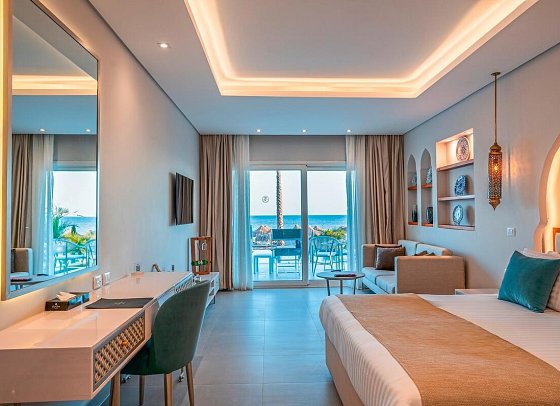 SUNRISE Remal Beach Resort - Wohnbeispiel Juniorsuite Swim Up (Zimmercodierungen JBQ & JBC)