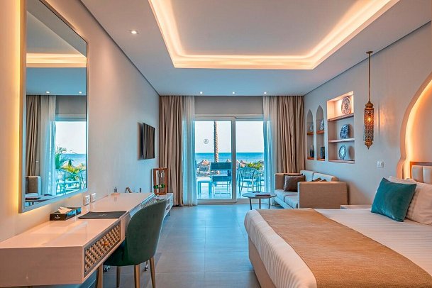 SUNRISE Remal Beach Resort - Wohnbeispiel Juniorsuite Swim Up (Zimmercodierungen JBQ & JBC)