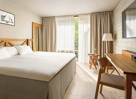 Hotel J - Wohnbeispiel Doppelzimmer Standard (Zimmercodierung DG1)