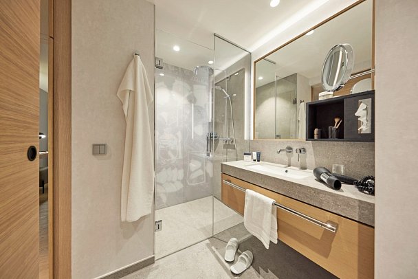 ATLANTIC Hotel Heidelberg - Wohnbeispiel Bad (Zimmercodierung DB1)