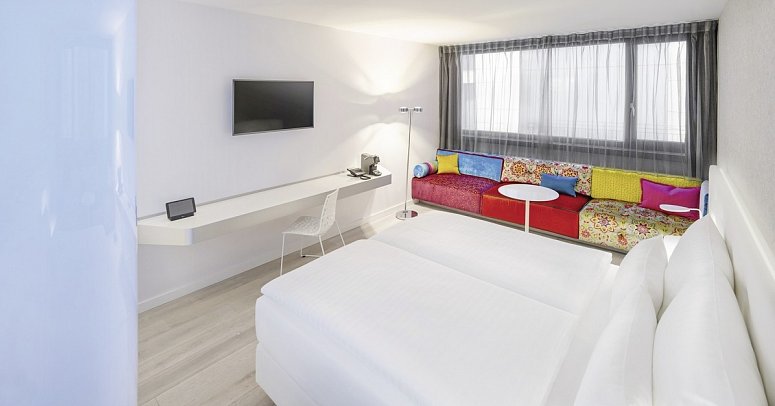 Jaz in the City Stuttgart - Wohnbeispiel Doppelzimmer Tune-In (Zimmercodierungen DB1 & DC1)