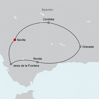 Das Beste von Andalusien (ab/bis Sevilla)
