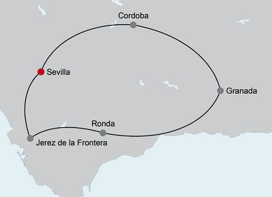 Das Beste von Andalusien (ab/bis Sevilla)