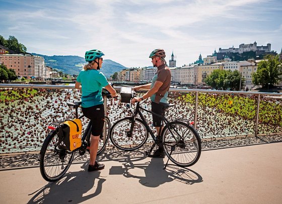 Alpe-Adria-Radweg - Makartsteg, Salzburg