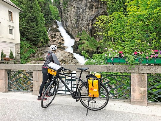 Alpe-Adria-Radweg - Wasserfall Bad Gastein