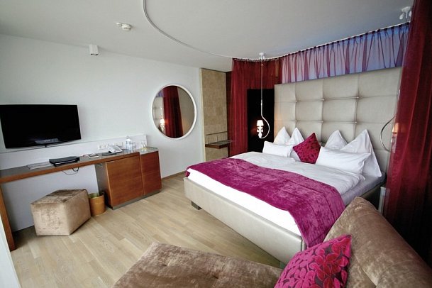 Seeside Hotel Seewirt Mattsee - Wohnbeispiel Doppelzimmer Seeside Standard (Zimmercodierungen DSI & DB1)