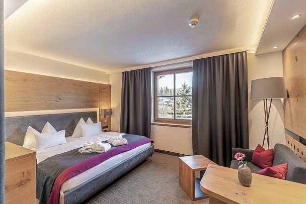 Sporthotel Wagrain - Wohnbeispiel Doppelzimmer Smart (Zimmercodierung DB1)