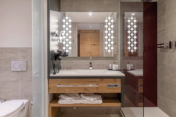 Sporthotel Wagrain - Wohnbeispiel Doppelzimmer Smart (Zimmercodierung DB1)