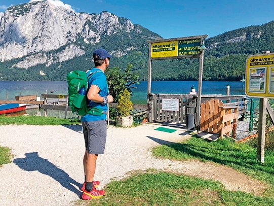 Zehn Seen Trekking - Schiffsanleger Altaussee