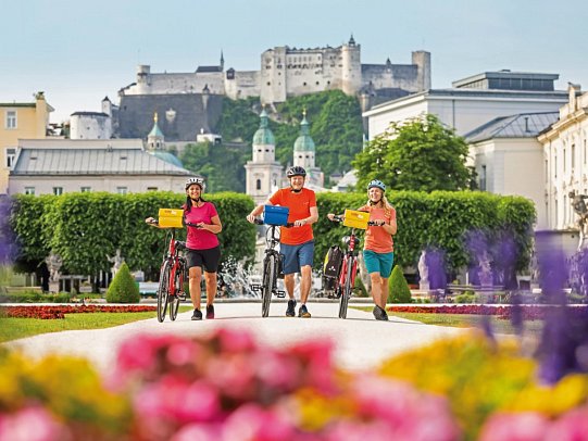 Alpe-Adria Radweg sportlich - Mirabellgarten, Salzburg
