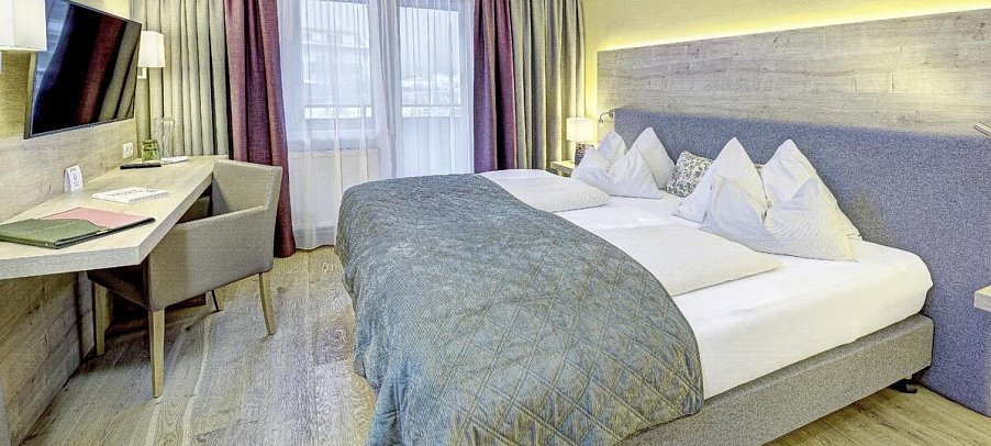 Unterhof - Wohnbeispiel Doppelzimmer Bergwelt (Zimmercodierungen DB1 & EB1)