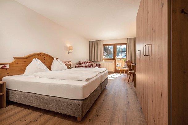 Hanneshof Resort - Wohnbeispiel Doppelzimmer Sonnenhügel (Zimmercodierung D1V)