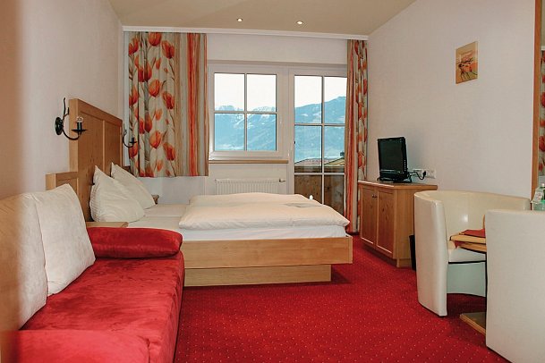 Schmittenhof - Wohnbeispiel Doppelzimmer Standard (Zimmercodierungen DG1 & EG1)