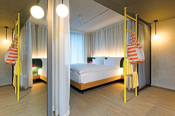 Urban Nature Bad Gastein – Badeschloss - Wohnbeispiel Doppelzimmer Komfort (Zimmercodierung DF1)